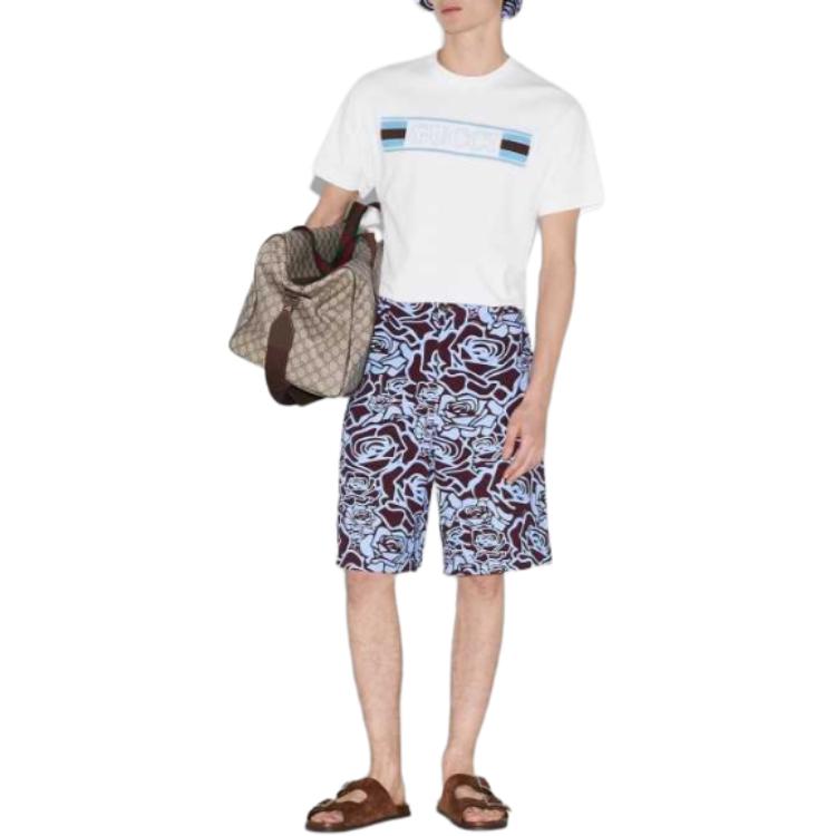 GUCCI Cotton Jersey T shirt With Print 796395-XJG3P-