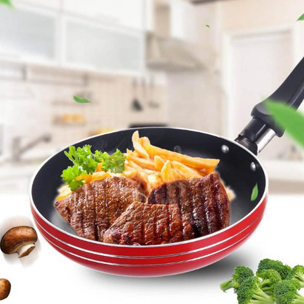 Frying Pan Saucepan Non-Stick Random Color Stainless Steel