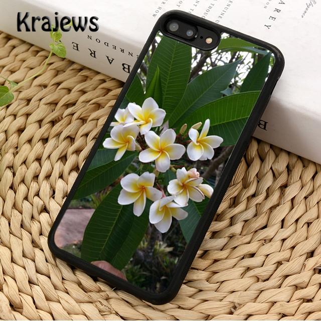 Krajews Тропические Цветы Франжипани Для Чехла Телефона iPhone 17 Air 16 15 14 plus 12 13 pro max coque Fundas