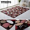 Простой домашний коврик для гостиной, современный коралловый бархатный ковер, прикроватный ковер для спальни