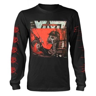 Футболка Voivod унисекс для взрослых «Война и боль» с длинными рукавами