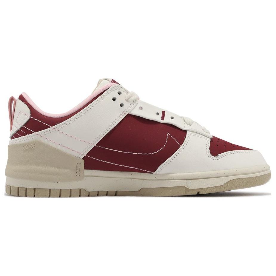 Nike Женские кроссовки Dunk Low Disrupt 2 ко Дню святого Валентина Red Team-Red Cashmere FD4617-667