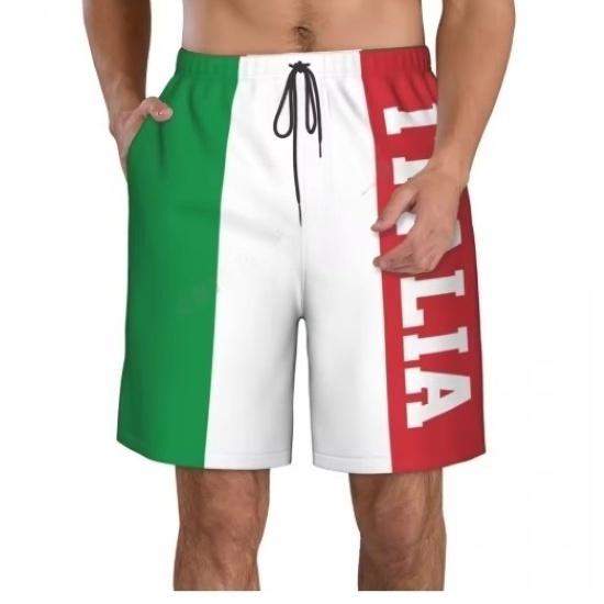 Боксерские шорты, брюки, Италия, 3D-принт, боевые тренировки, ММА, смешанные боевые искусства, унисекс, мужчины, женщины, быстросохнущие, фитнес, спортзал, спорт, тренировки, повседневная уличная одежда