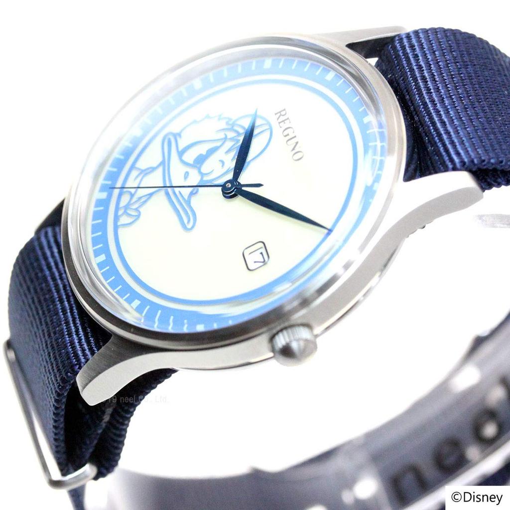 Часы Regno Solar Tech Disney Collection Model Limited Model 350 Pieces Blue [Citizen] "Donald Duck" KH2-910-90 Мужские