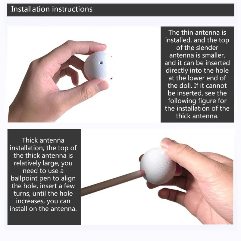 Car Aerial Colorful Long Ribbon RainbowBall/BeeDecoration Car-Styling Vehicle Antenna Decors Car Antenna Topper Decor