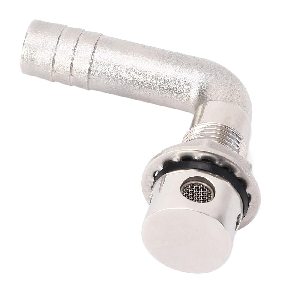 Вентиляционный клапан топливного бака лодки Профессиональный 316 Нержавеющая сталь 16 мм Угловая конструкция Морской вентиляционный клапан топливного бака для кораблей яхт