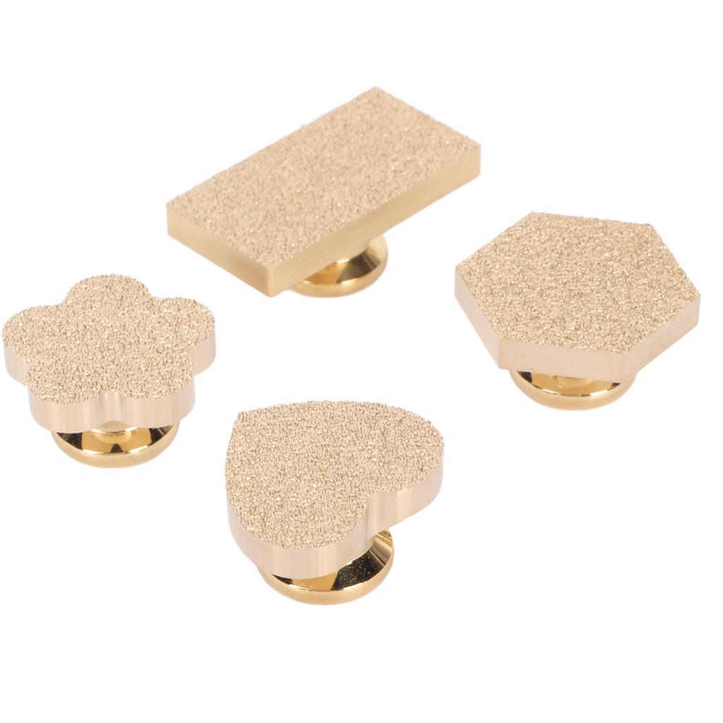 4 шт. матовый штамп пустой ассорти формы медный светлый воск печать штамп для ремесла