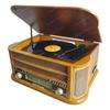 Multifunction Vintage Gramophone CD Player Vinyl Record Player Radio Bluetooth Speaker