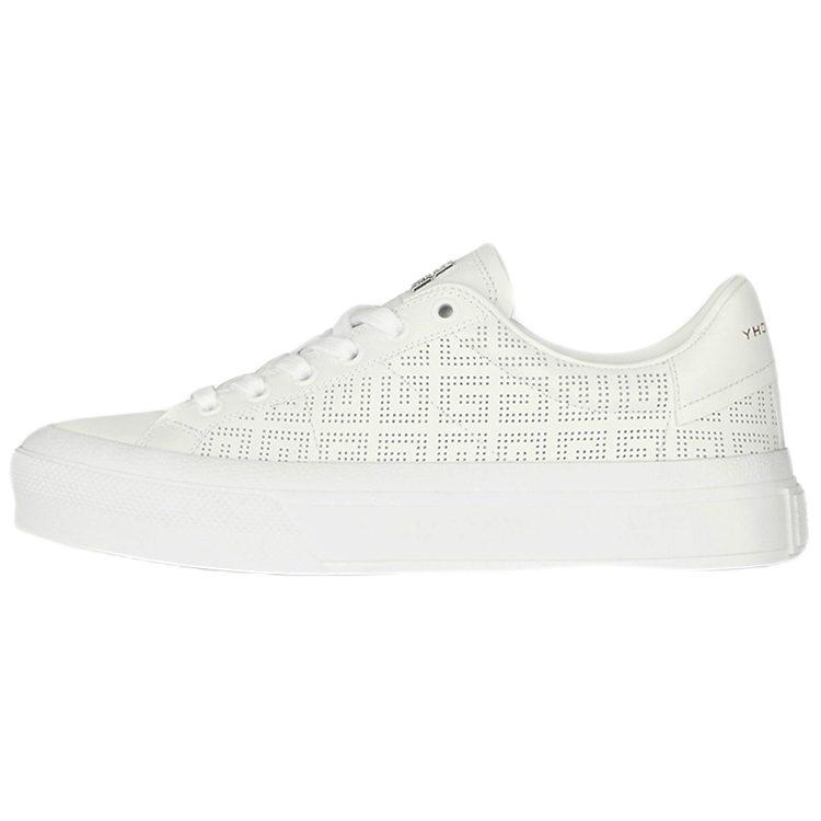 Givenchy City In 4G Белый Белый Перфорированный Жаккард Женский BE0027E19X-100