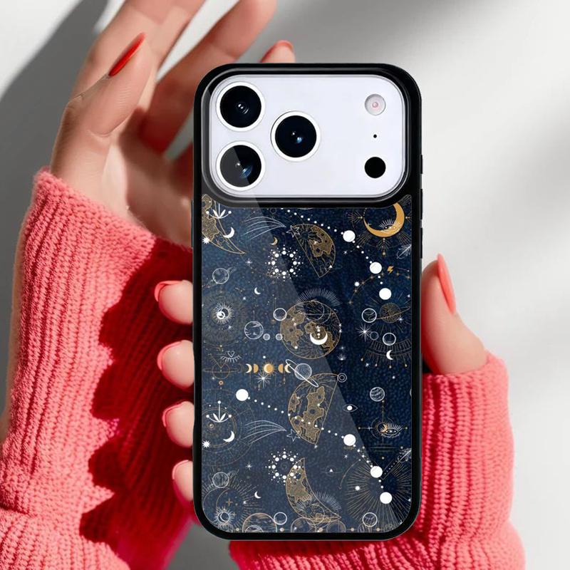 Чехол для телефона «Звездное небо» для iPhone 17 Air 16e 15 14 13 Pro Max Задняя крышка для 12 11 Pro Coque