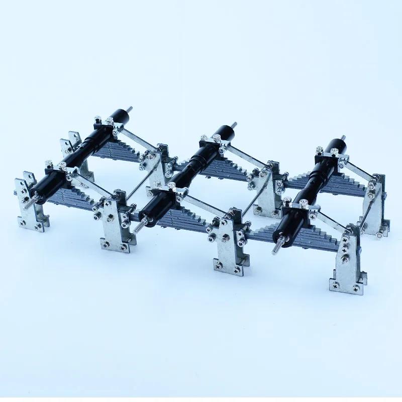 Stainless Steel 2/3 Axis Balance Suspension Kit Steel Plate Trailer for 1/14 Tamiya RC Dump Truck SCANIA 770S VOLVO FH16XL Car