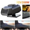 Car Heater Fan 12V Auto Windshield Defroster Fast Heating Car Defogging Demister for Winter Humid Weather