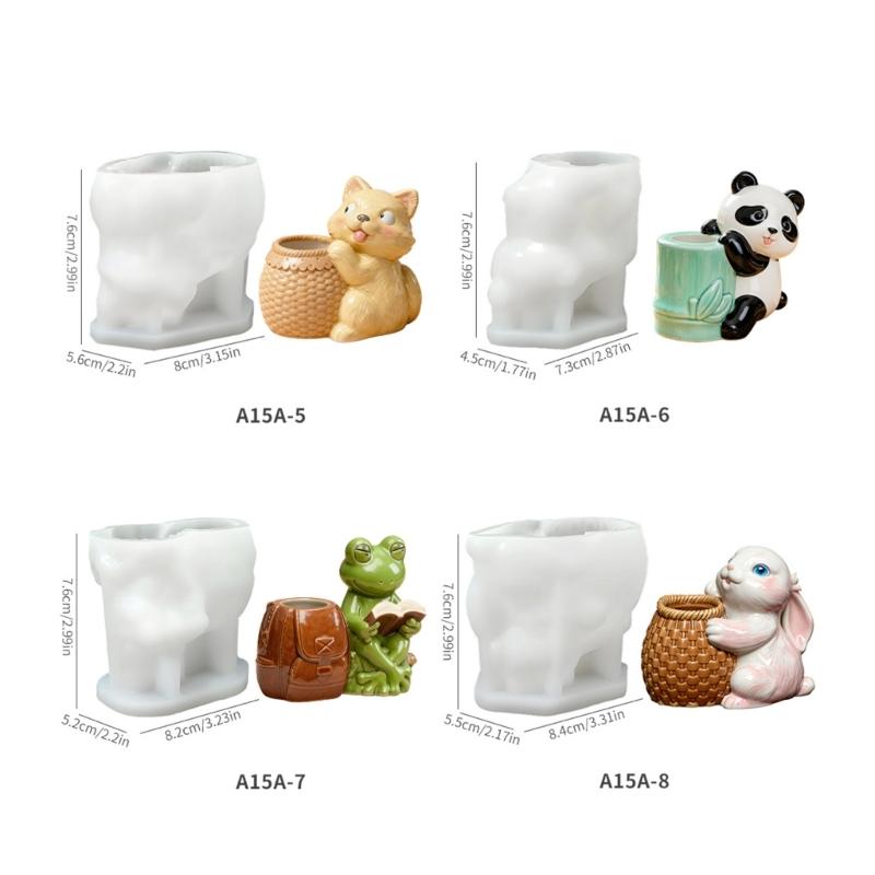 Resilient Silicone Crafting Mold For Creative Test Tube Vase Resin Hydroponic Flowerpot Display Base Home Accent