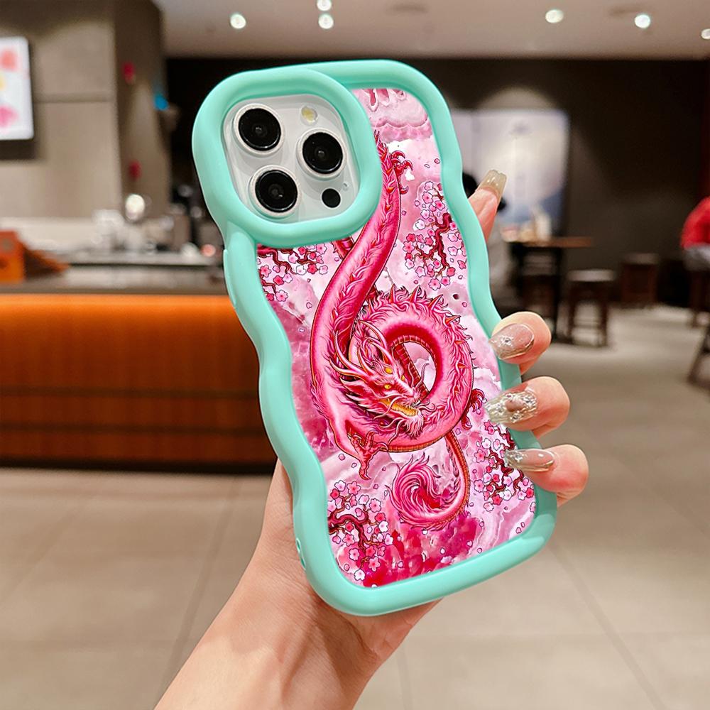 Чехлы для телефонов Ae77 Dragon Design Art защитные для Samsung S24 Plus S23 Ultra A14 A55 A05s A06 Honor X9b Motorola OnePlus Big Wave TPU задняя крышка