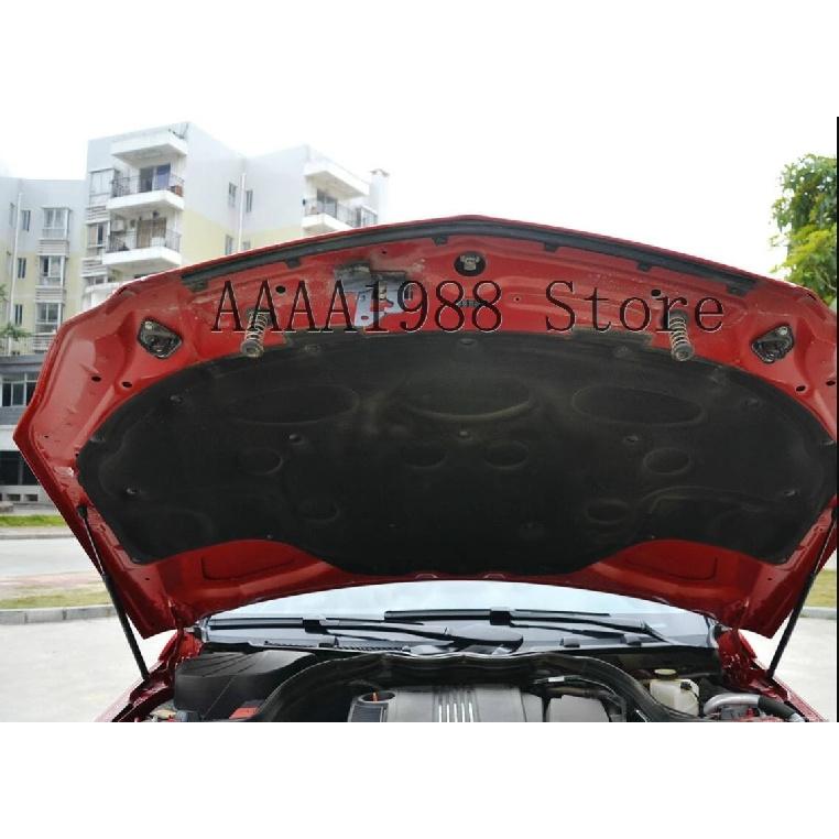 2007-2013 for Mercedes Benz C Class W204 Hood Engine Sound Heat Insulation Cotton Pad Soundproof Mat Cover C180 C200 C250 C30