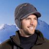 Soft Earflap Woolen Hat Plush Knitted Elastic Hat Versatile Hooded Thermal Cap  Outdoor