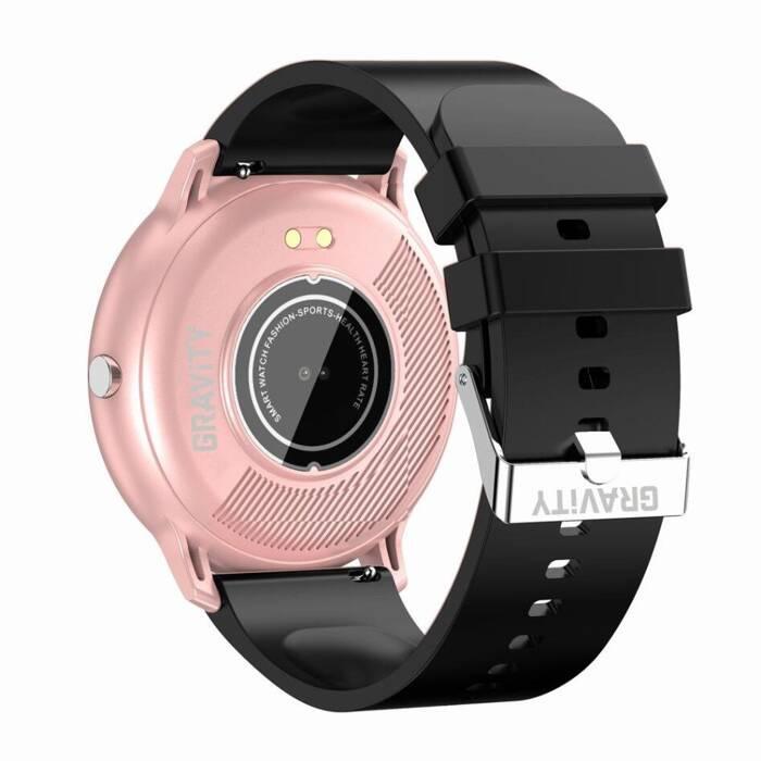 Smartwatch Unisex Gravity Gt1-2  Pulsometr, Własne Tarcze (Sg015B)
