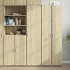 VidaXL Highboard Sonoma Oak 45x42.5x185 Cm Engineered Wood, Sideboard, Storage Cabinet, Side Panel, Cabinet, 3281408