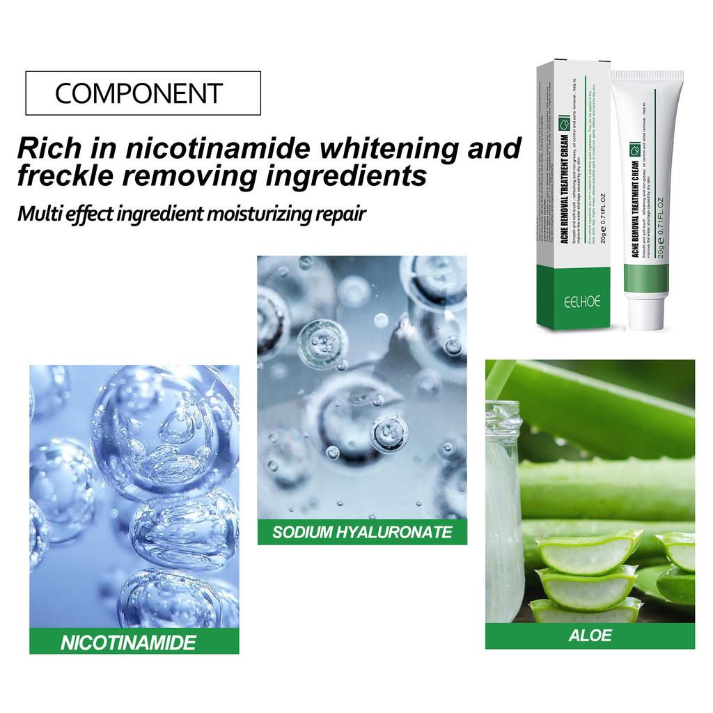 Крем для удаления прыщей и пятен Осветляет пятна Осветляет увлажняет кожу Крем для ухода и восстановления кожи от прыщей и пятен