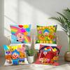 Cute Plim Plim Pillow Case Short Plush Sofa Decorative Gift Home Double-sided Printing Cushion