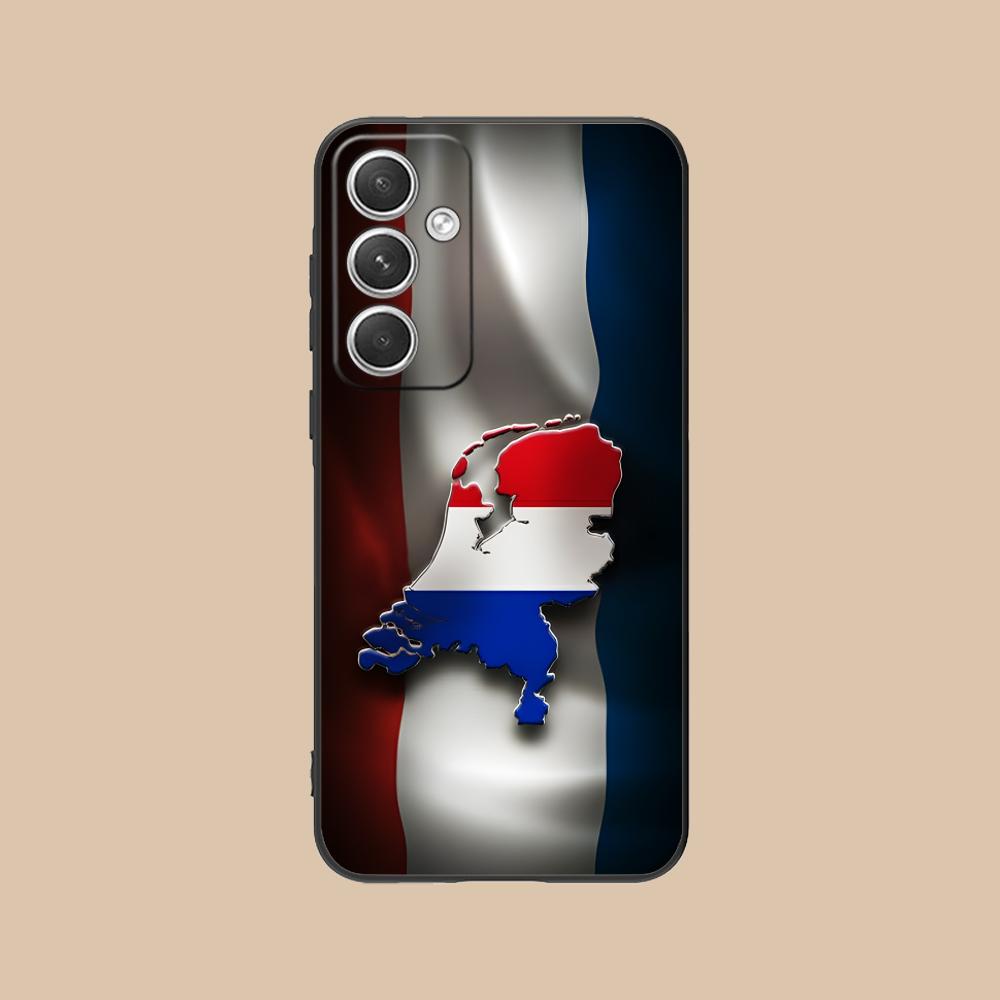 Netherland Dutch Flag TPU Mobile Phone Case for Samsung Galaxy S26 S25 S24 S23 S22 S21 S20 Note20 Plus FE Ultra Colorful Cover