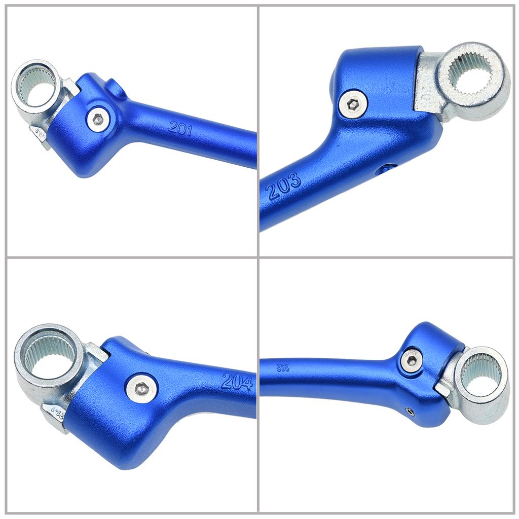 For Yamaha YZ WR 125 YZ250 YZ250F YZ250X YZ250FX YZ450F YZ450FX WR450F Motorcycle Forged Kick Start Lever Pedal Levers 1986-2023