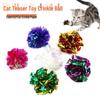 Colorful Crinkle Ball Cat Teaser Toy