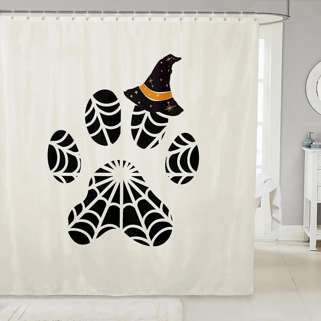 Мультяшный Кот Детские Занавески для Душа,Японская Занавеска для Ванной Укиё-э с Океанской Волной, Абстрактная Полосатая Домашняя Декорация, Морской Синий Ретр