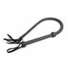 Real Leather Whip 121Cm Impact Play Spanking Fetish Kink Whips