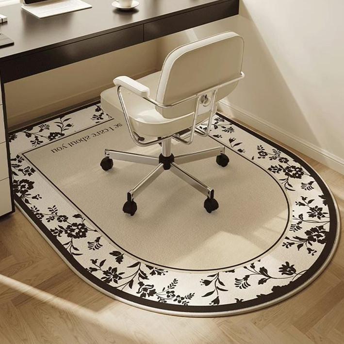 Foot Cushion Household Bedroom Living Room Computer Chair Foot Cushion WearResistant NonSlip Sound Insulation HighValue Crystal Velvet Carpet