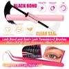 Segmented Eyelash Lash Extension Kit With 2 in 1 Bond And Seal Glue Long Lasting Hold For DIY Grafting Use