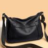 High Quality Genuine Leather Women's Shoulder Bag Designer High Capacity Luxury Travel Handbag Female Large Messenger Bag