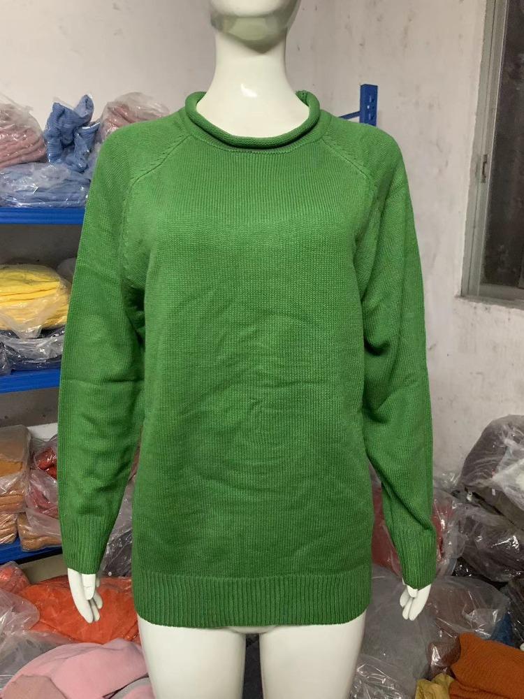 Весенний однотонный пуловер свободного кроя, повседневный вязаный свитер для женщин, роскошный топ с расслабленной посадкой, стройнящий и универсальный