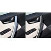 Для BMW X3 E83 2004 2005 2006 2007 2008 2009 2010 автомобильные аксессуары из углеродного волокна внутренняя дверная ручка крышка накладка наклейка