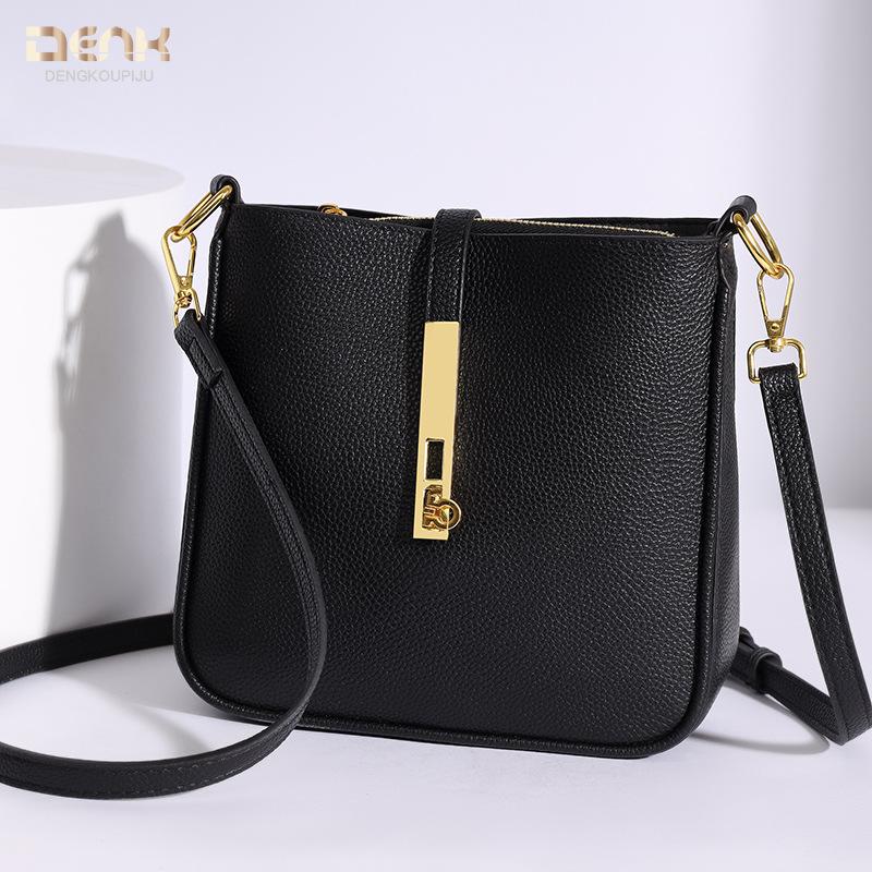 Женская сумка из натуральной кожи Универсальная сумка через плечо Модная сумка на плечо Сумка под мышкой Сумка-ведро