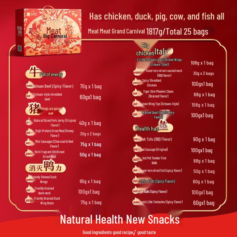 Liangpin Puzi Meat Snack Gift Box