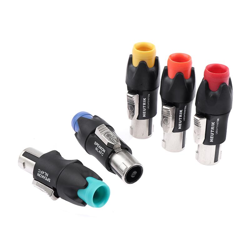 Металлический 4-контактный омический разъем профессиональный аудиоразъем Stage Slightly аксессуары для акустических проводов без пайки Nl4Fc