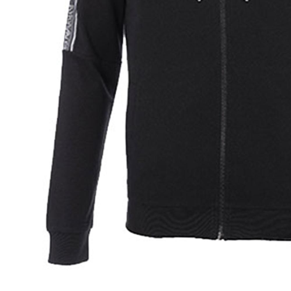 Emporio Armani EA7 Худи на молнии с принтом логотипа Спортивный Повседневный Мужские худи Черный 3HPM24-PJ05Z-1200