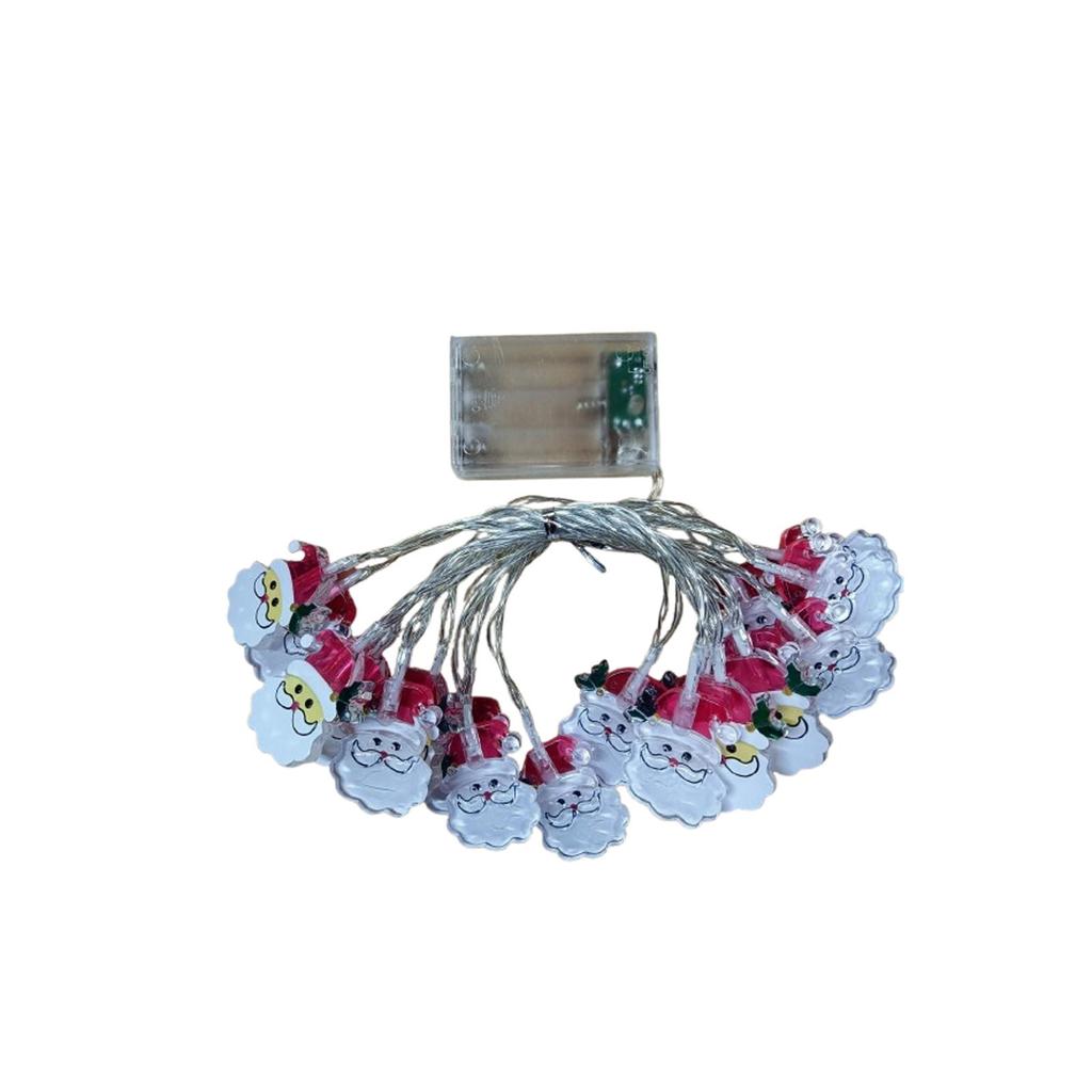 10 лампочек на метр, гирлянды для рождественской елки, рождественское украшение, украшение для гостиной, декор в виде снеговика