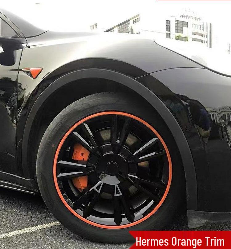 19-24 Tesla Model Y Cybertruck Style 19-inch Wheel Covers: Full Coverage, Anti-Scratch Decor.
