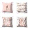 Polyester Pillow Case Automobile Decoration Home Printed Pillow Case Waist Cushion Cover Car Cushion Head Cushion Cover