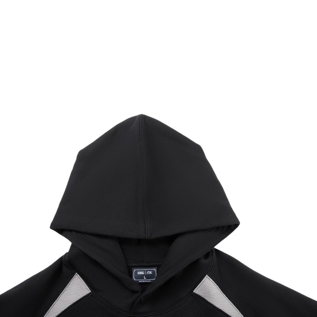 Свитшот с капюшоном свободного кроя из серии Li Ning Sports Lifestyle с надписью для мужчин AWDVA11-3