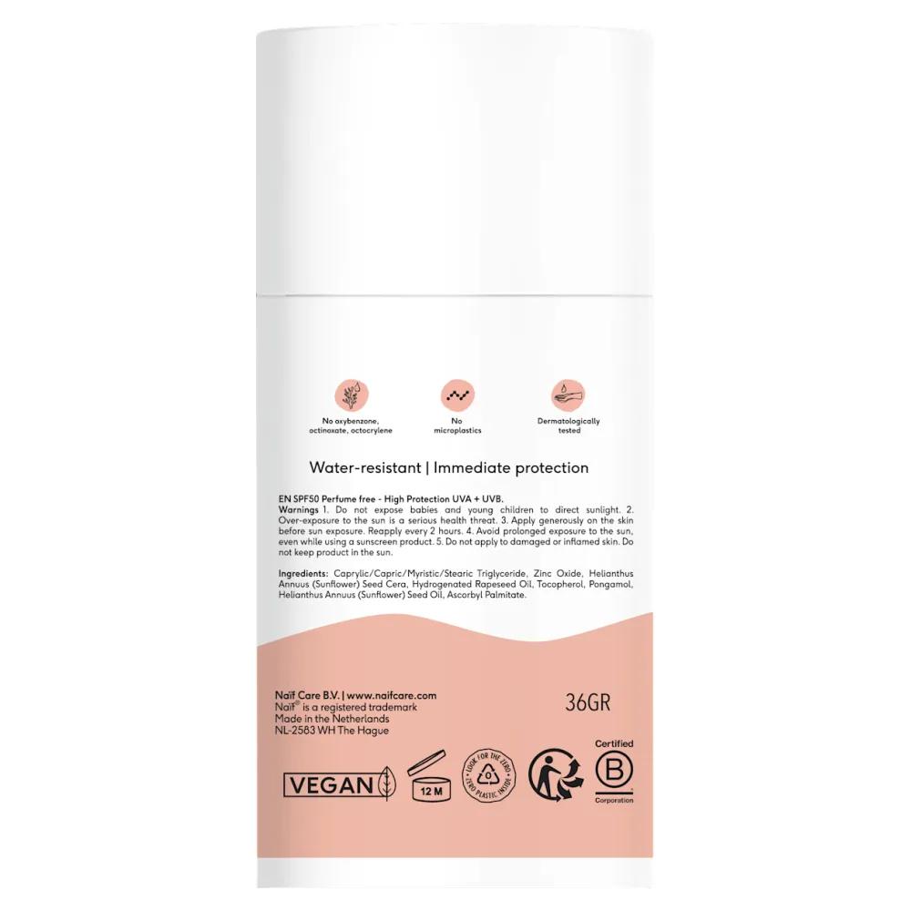 NAIF Солнцезащитный стик для детей SPF50, 36 г