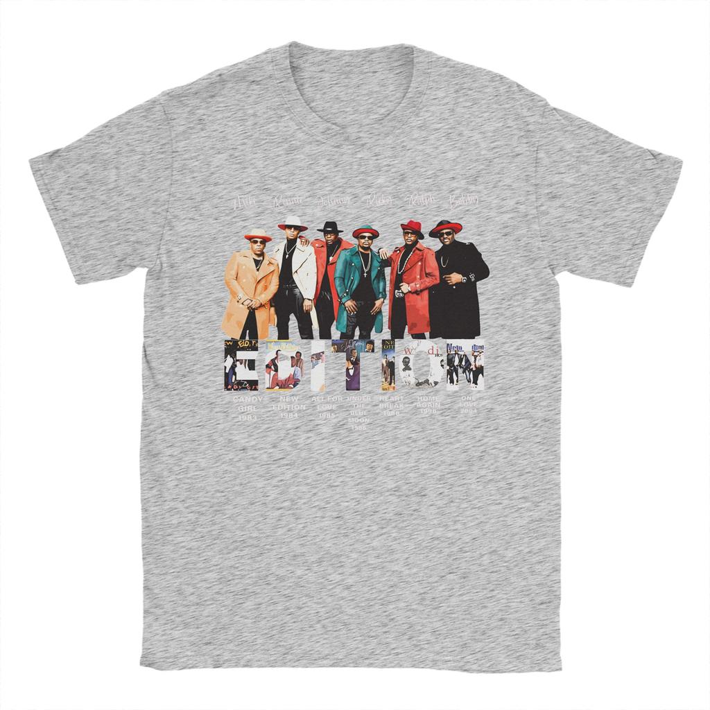 New Edition Way Tour 2026 Vintage RB Concert Graphic Printed T Shirt Men Women  Cotton  Tee Shirt Clothing