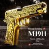 Ретро Кольт 1911 Игрушечный пистолет: Мягкие Пули, Непрерывный Огонь, Выброс Гильз, Механическая Особенность для Мальчиков.