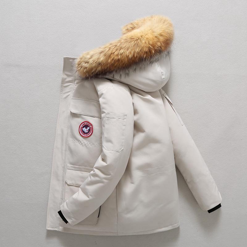 Мужская и женская повседневная зимняя рабочая одежда: Утепленное, Модное, Теплое Пальто для Пар