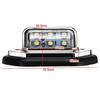 6LED White License Plate Light Side Marker Lamp For Car Truck Trailer SUV 2Pcs