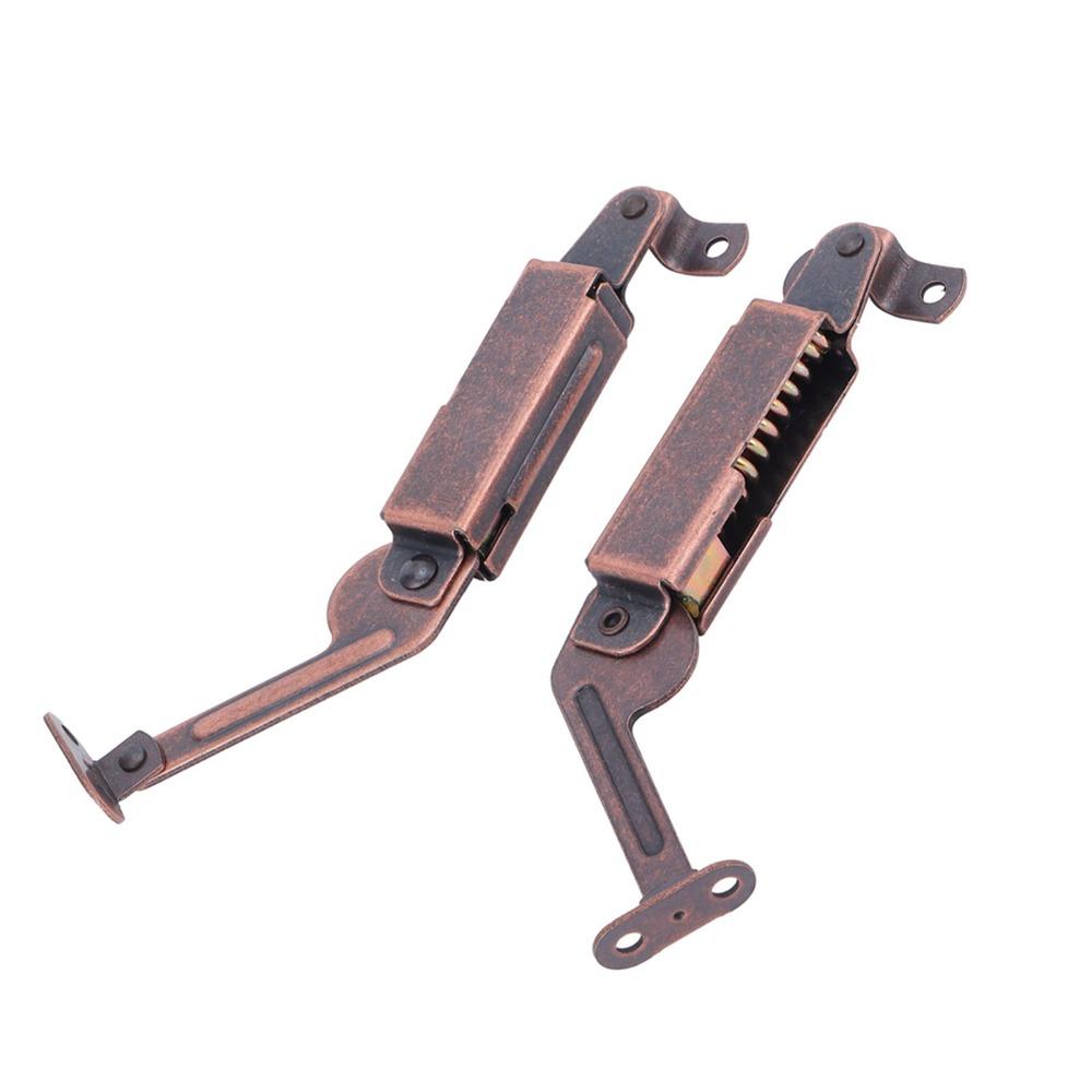 2PCS Bronze colored Lid Support Hinge Versatile Cabinet Lid Hinge Spring Lid Support Workshop