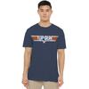 Top Gun Unisex Adult Distressed Logo T-Shirt