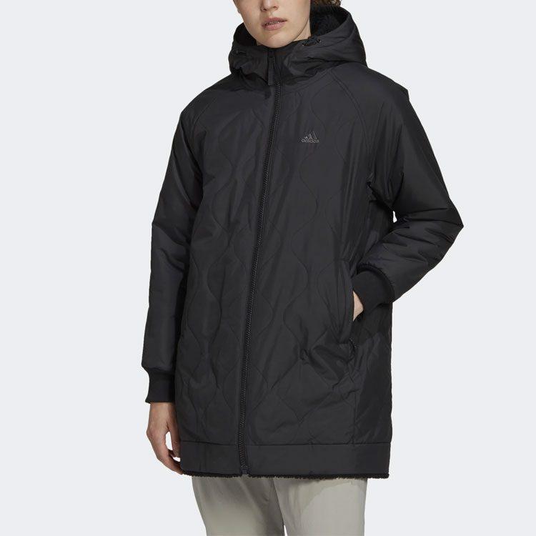 adidas Пуховик Зимний Женский Черный GI7954